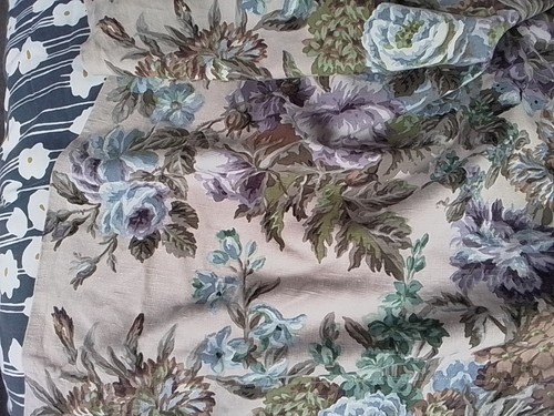 Vtg sanderson fabric curtians - sanderson,