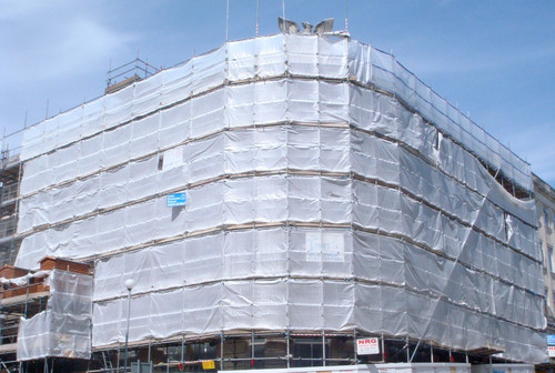 Waterproof scaffold sheeting - waterproof,
