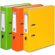 Lever Arch Folders Neon A4