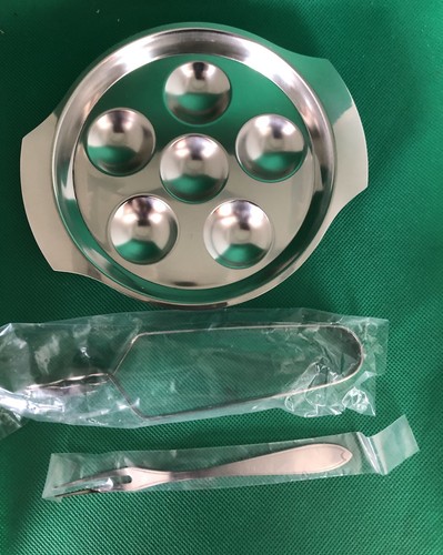 Vintage escargot set 8 - set, 18-8