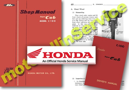 Honda c100 super cub workshop - honda,