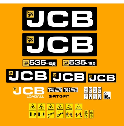 Jcb 535 125 viz - jcb, decal
