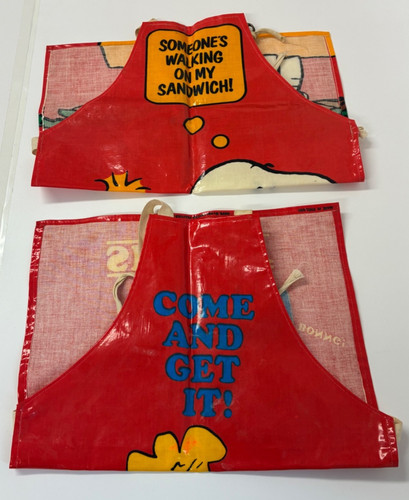 Vintage snoopy aprons - 2,