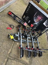 Halfords Advance 4 Bike Tow Bar Mount Cycle Car Rack Foldable Lockable 420£ Use2