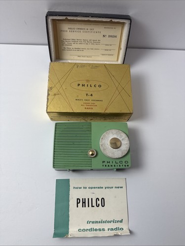 Philco transistor radio - transistor,