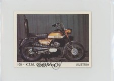 1972 Panini Moto 2000 Album Stickers KTM Comet Cross 50 #108