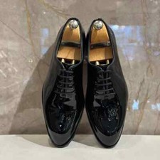 Bespoke Handmade Black Patent