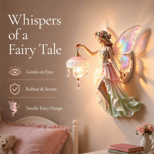 Resin fairy lamp night - fairy,