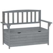 Outsunny Garden Storage Bench