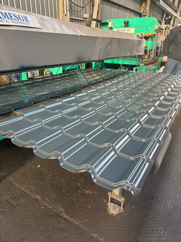 Tile effect roof cladding - tile,