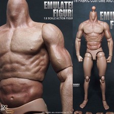 1:6 Scale ZC Toys Muscular Body Action Figure For 12" Hot Toys Male Head Toys 