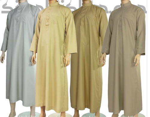 Thobe jubba cream brown grey - jubba,