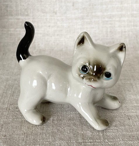 Mid century porcelain siamese - mid,