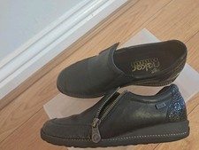 Rieker Black Leather Ankle