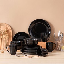 LOVECASA 16-Piece Black