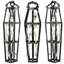 HANGING SKELETON CAGE