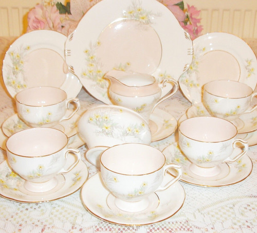 Aynsley tea set bone - aynsley,
