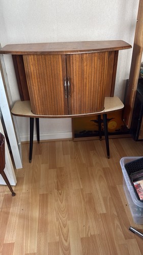 Very rare retro walnut cabinet - very,