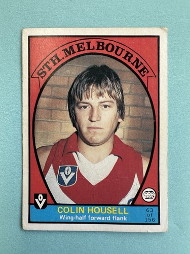 1978 scanlens vfl card 63 - , #63