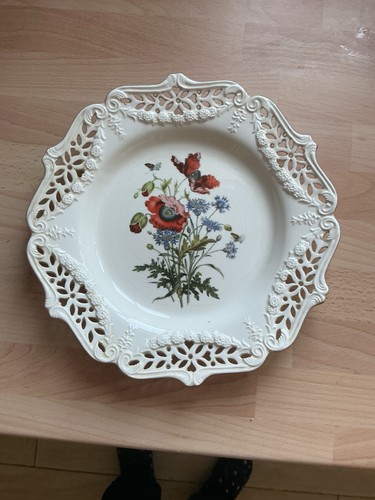 Royal creamware poppies - royal,