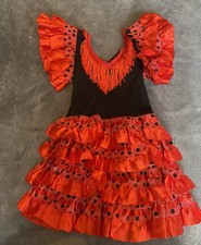 Child’s Flamenco Costume for Girls Fancy Dress  18-24 months  FREE DELIVERY UK