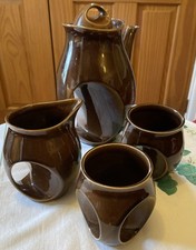 4 pieces Holkham Pottery 'Owl
