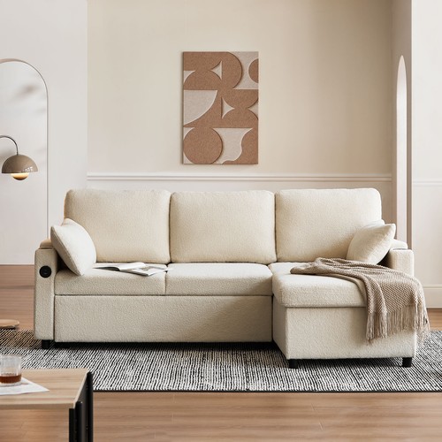 Corner sofa bed seater - 3,