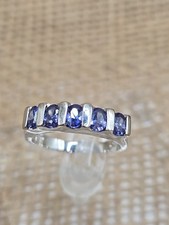 Sterling Silver Tanzanite Ring Size 6