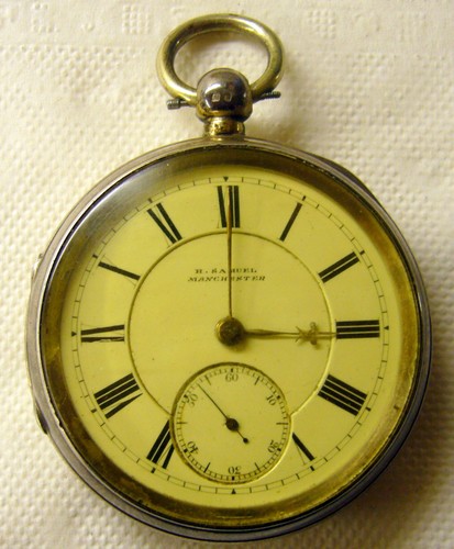 1898 silver english lever - silver,