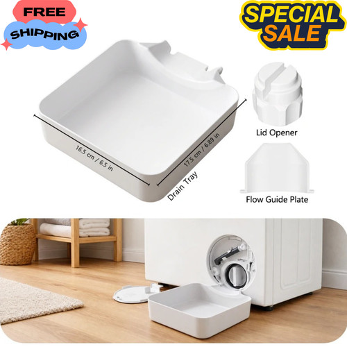 Washing machine drainage tray - machine,