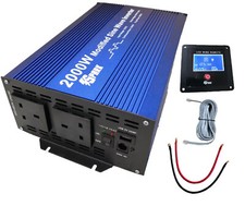 Spark 2000W (4000W Peak) DC 24V AC 240V POWER INVERTER Truck Lorry Microwave