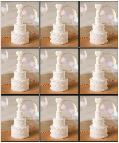 White wedding cake heart - x,