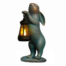 Solar Garden Ornaments Outdoor Illuminate Outdoor Space Rabbit Garden Ornaments