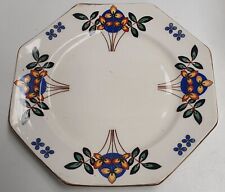 The Britannia Pottery Co Ltd Scotch Ivory Art Deco Octagonal Side Plate c1920-39