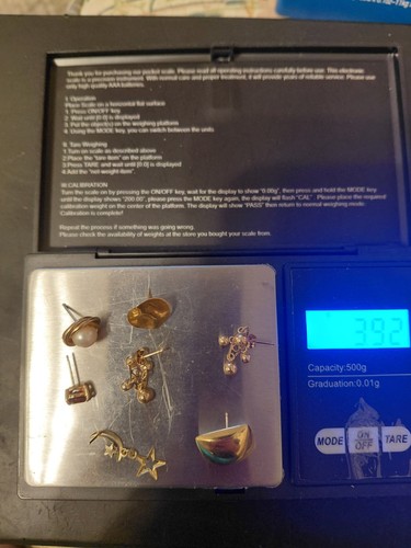 Lot 14k scrap gold 585 - of,