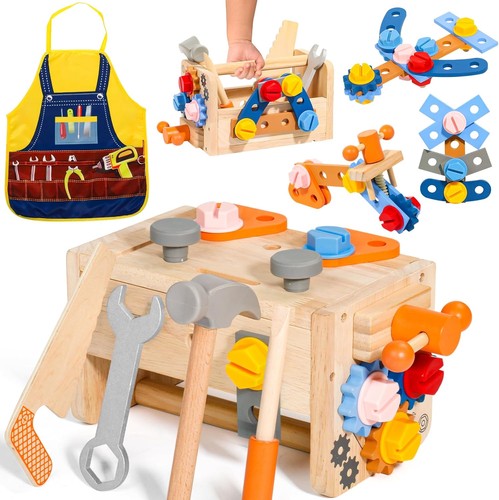 Wooden toys kids tool - toys, with