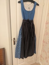 Austrian dirndl dress size 12 (EU40) /Oktoberfest/in blue