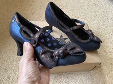 BRAND NEW WITH BOX Joe Browns Gothic Metallic Midnight Blue Bronze Shoes Size 5