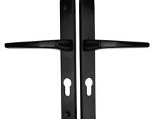 Ferco Upvc Door Handle 70mm Long Back Plate 200mm Fixing Black 