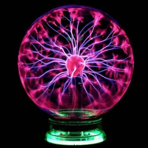 New glass magic plasma ball - glass,