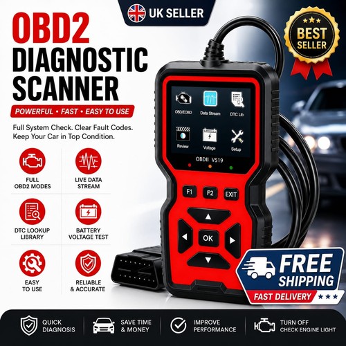 2026 obd2 scanner v519 car - scanner,