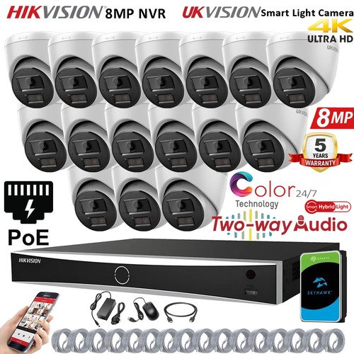 Hikvision 8mp nvr cctv poe - hikvision,