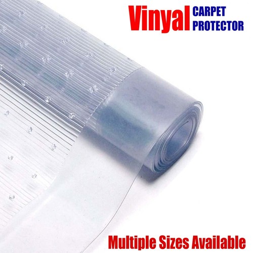 Vinyl plastic carpet protector - carpet,
