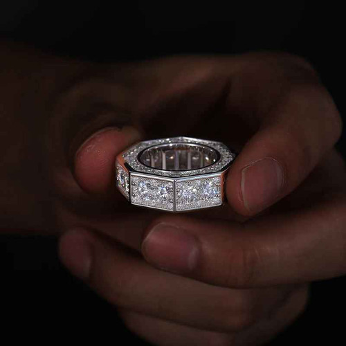 5ct lab created diamond screw - diamond,