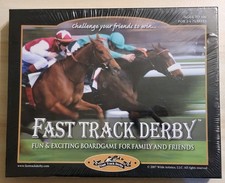 Fast Track Derby Horseracing Board Game Night Wilds Artistics 2007 New