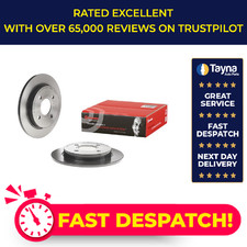 2x Brake Discs Pair Solid fits