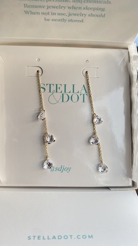 Stella dot earrings - stella, dripping
