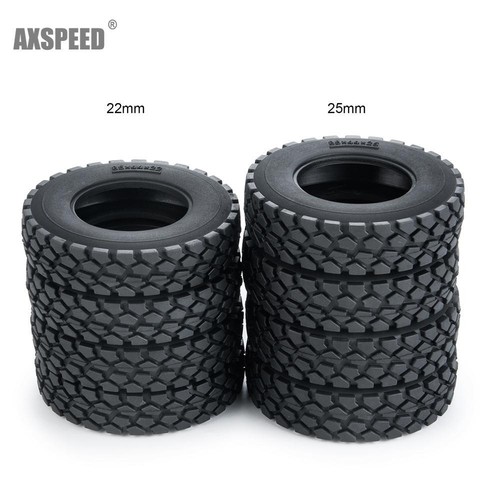 4pcs 22mm 25mm rubber tyre - 22mm,