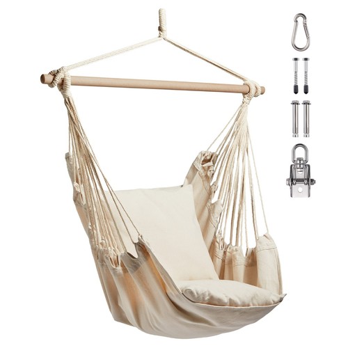 Hanging chair outdoor beige - hanging,