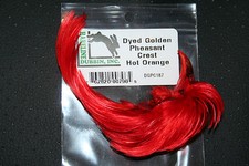 Fly Tying Golden Pheasant Topping Crest Natural or Dyed amazing colours
